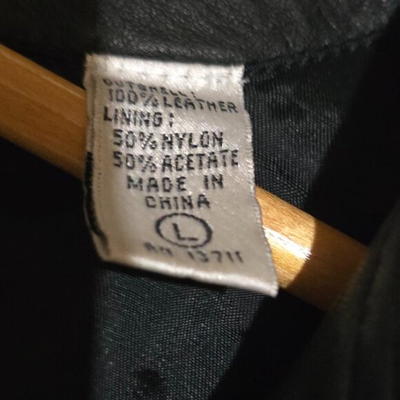 Valerie Stevens New Zealand Lambskin STONECOLD STEVE AUSTIN 3:16 Leather Vest L* - Picture 5 of 5